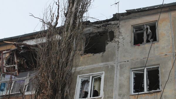 Donetsk after shelling - Sputnik Türkiye