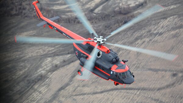 Arktik koşullarında görev yapabilen Mi-8AMTSh-VA helikopteri. - Sputnik Türkiye