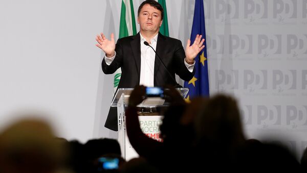 Eski İtalya Başbakanı Renzi, istifa etti - Sputnik Türkiye