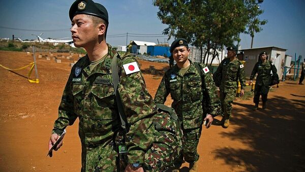 Güney Sudan'daki Japon askerler - Sputnik Türkiye