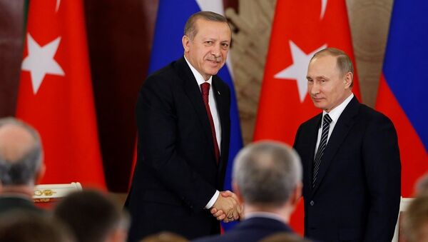 Türkiye Cumhurbaşkanı Recep Tayyip Erdoğan, Moskova'da - Sputnik Türkiye