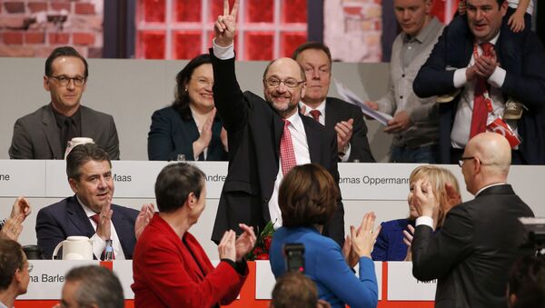 Martin Schulz SPD Genel Başkanı seçildi - Sputnik Türkiye
