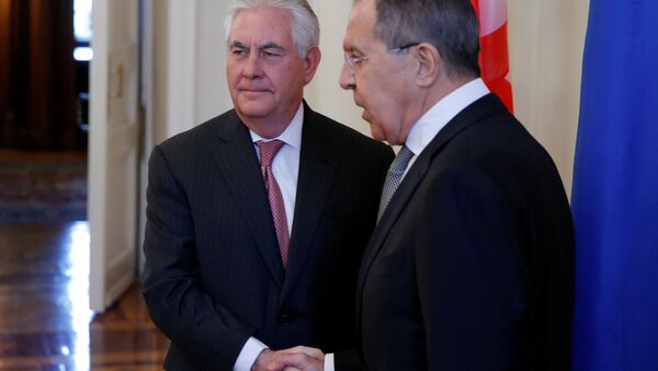 Rusya Dışişleri Bakanı Sergey Lavrov- ABD'li mevkidaşı Rex Tillerson - Sputnik Türkiye