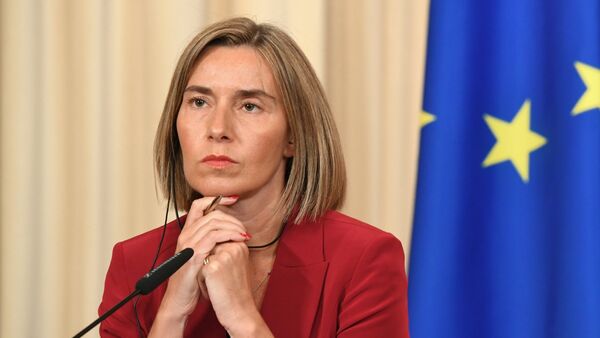 Avrupa Birliği (AB) Dışişleri ve Güvenlik Politikaları Yüksek Temsilcisi Federica Mogherini - Sputnik Türkiye