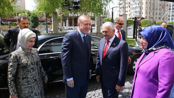 Cumhurbaşkanı Recep Tayyip Erdoğan ve Başbakan Binali Yıldırım - Sputnik Türkiye