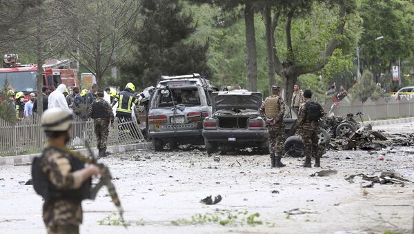 Afganistan'da NATO askeri konvoyuna bombalı saldırı. - Sputnik Türkiye