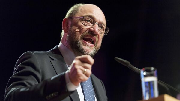 Almanya’da Sosyal Demokrat Parti SPD’nin başbakan adayı ve eski AP Başkanı Martin Schulz - Sputnik Türkiye