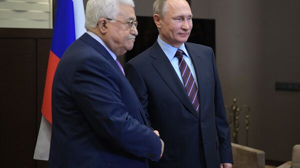 Filistin Devlet Başkanı Mahmud Abbas ve Rusya Devlet Başkanı Vladimir Putin - Sputnik Türkiye