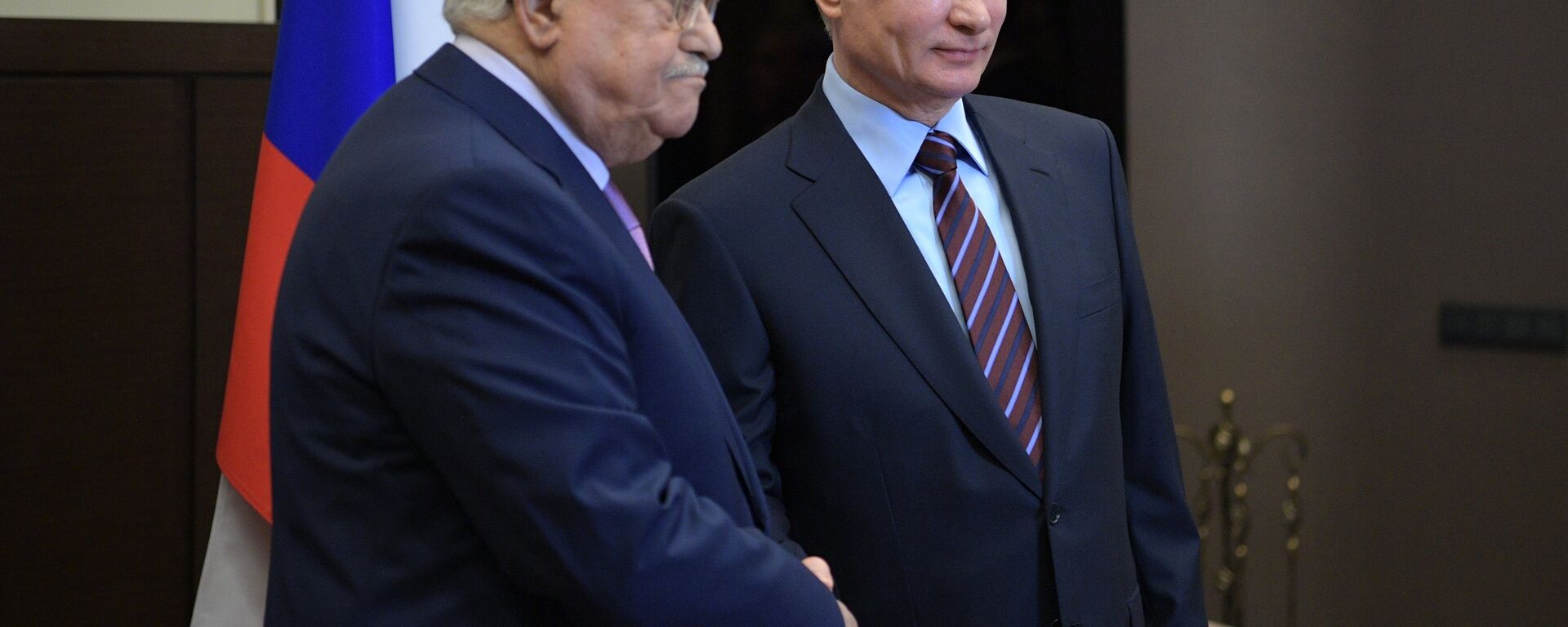 Filistin Devlet Başkanı Mahmud Abbas ve Rusya Devlet Başkanı Vladimir Putin - Sputnik Türkiye, 1920, 30.12.2021