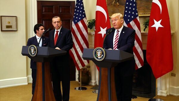 ABD Başkanı Donald Trump ve Cumhurbaşkanı Recep Tayyip Erdoğan - Sputnik Türkiye
