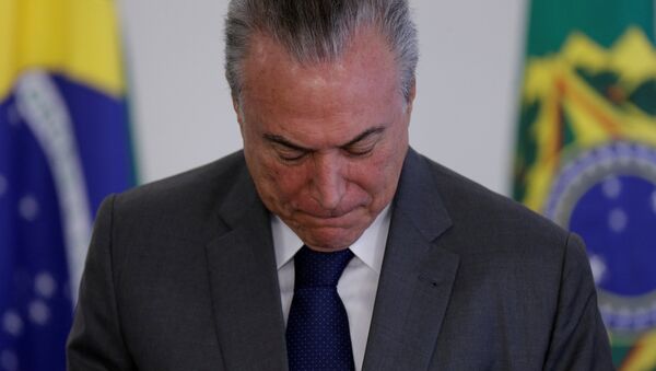 Brezilya Devlet Başkanı Michel Temer - Sputnik Türkiye