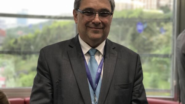 Rusya Dışişleri Bakanlığı Ekonomik İşbirliği Bölümü Direktörü Yevgeniy Stanislavov - Sputnik Türkiye