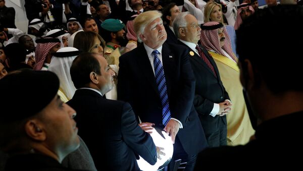 ABD Başkanı Donald Trump - Mısır Cumhurbaşkanı Abdülfettah Sisi - Suudi Arabistan Kralı Selman - Sputnik Türkiye