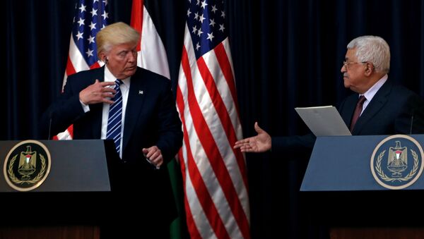 ABD Başkanı Donald Trump - Filistin Devlet Başkanı Mahmud Abbas - Sputnik Türkiye