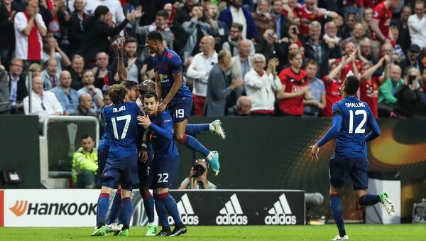 Manchester United, UEFA Avrupa Ligi finalinde Ajax'ı 2-0 yenerek şampiyon oldu - Sputnik Türkiye