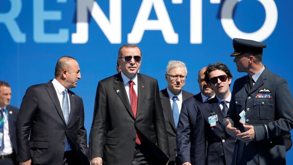 Recep Tayyip Erdoğan, Brüksel'deki NATO zirvesine katıldı - Sputnik Türkiye