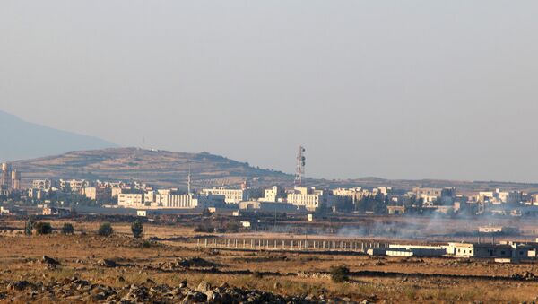Suriye - İsrail işgali altındaki Golan Tepeleri sınırındaki Kuneytra - Sputnik Türkiye