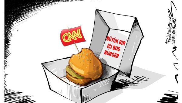 CNN sunucusu: Rusya iddiaları 'büyük bir içi boş burger' - Sputnik Türkiye
