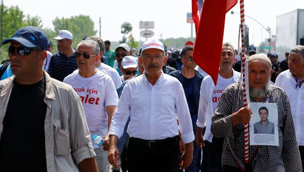 CHP Genel Başkanı Kemal Kılıçdaroğlu - Adalet Yürüyüşü - Sputnik Türkiye