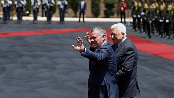 Ürdün Kralı 2. Abdullah ve Filistin Devlet Başkanı Mahmud Abbas - Sputnik Türkiye