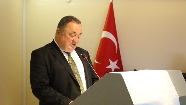 Doğu Karadeniz İhracatçılar Birliği (DKİB) Yönetim Kurulu Başkanı Ahmet Hamdi Gürdoğan - Sputnik Türkiye