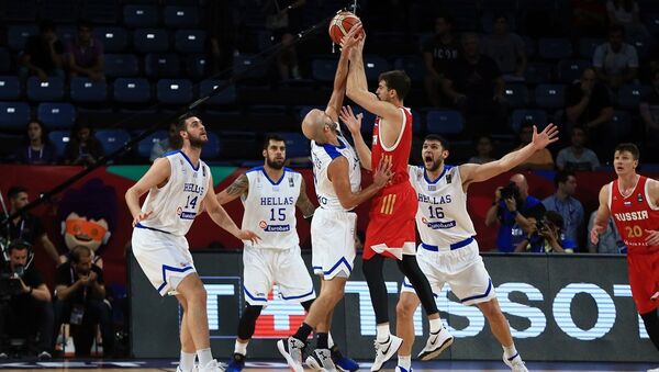 Eurobasket 2017 çeyrek final maçında Yunanistan ile Rusya karşılaştı - Sputnik Türkiye