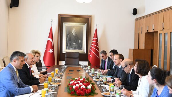 Kılıçdaroğlu, Fransa Dışişleri Bakanı Le Drian görüştü - Sputnik Türkiye