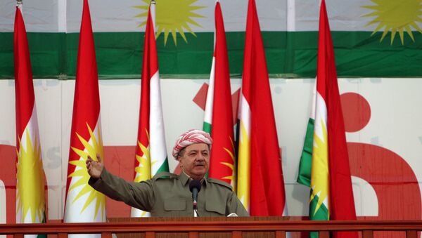 Irak Kürt Bölgesel Yönetimi (IKBY) Başkanı Mesud Barzani - Sputnik Türkiye