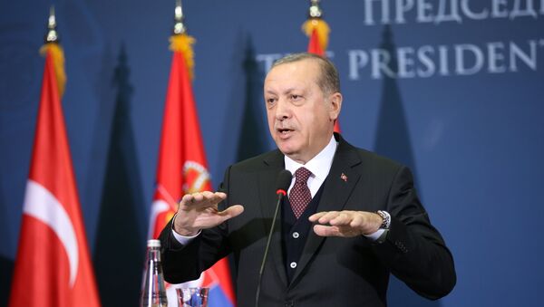 Cumhurbaşkanı Recep Tayyip Erdoğan, Sırbistan'da - Sputnik Türkiye