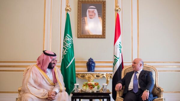 Irak Başbakanı Haydar el İbadi - Suudi Arabistan Veliaht Prensi Muhammed bin Selman - Sputnik Türkiye
