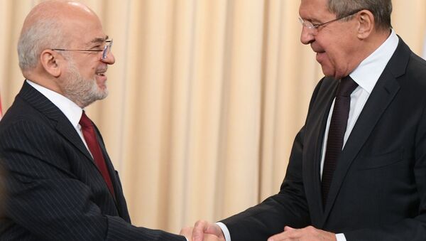 Irak Dışişleri Bakanı İbrahim Caferi ve Rusya Dışişleri Bakanı Sergey Lavrov - Sputnik Türkiye
