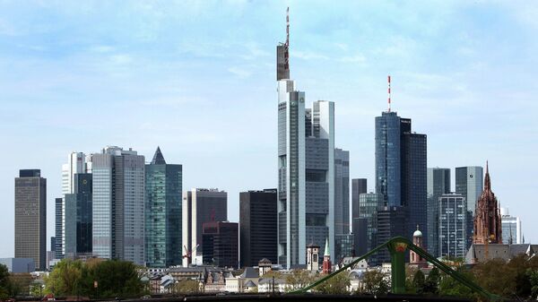The skyline of Frankfurt am Main, central Germany - Sputnik Türkiye