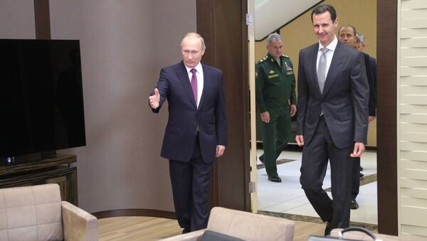Putin-Esad görüşmesi - Sputnik Türkiye