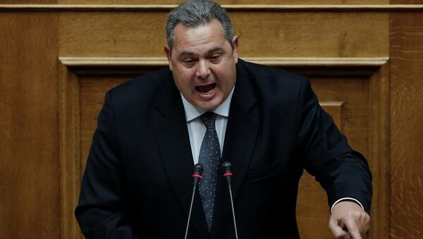 Yunanistan Savunma Bakanı Panos Kammenos - Sputnik Türkiye