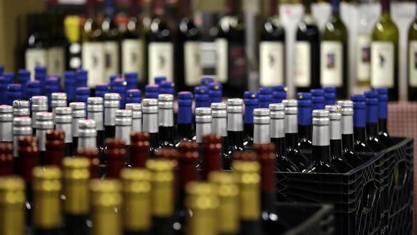 File Photo of Wine Bottles - Sputnik Türkiye