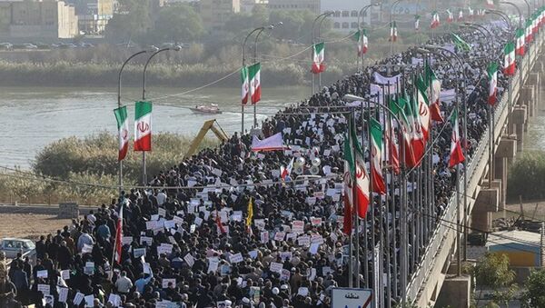 İran'da hükümete destek protestoları - Sputnik Türkiye