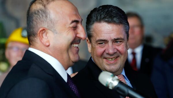 Dışişleri Bakanı Mevlüt Çavuşoğlu ve Almanya Dışişleri Bakanı Sigmar Gabriel - Sputnik Türkiye