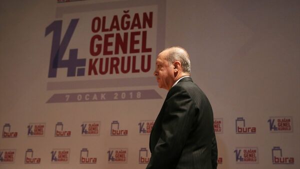 Cumhurbaşkanı ve AK Parti Genel Başkanı Recep Tayyip Erdoğan, Boğaziçi Mezunları'nın 14. Genel Kurulu'nda konuştu - Sputnik Türkiye