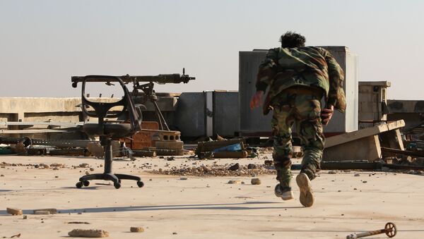 Suriye hükümet güçleri Suriye askeri Doğu Guta Harasta - Sputnik Türkiye