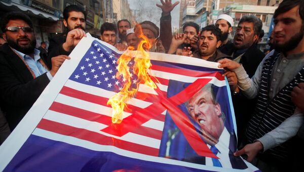 Pakistan halkı ABD'ye tepkili - Sputnik Türkiye