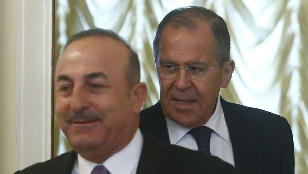 Rusya Dışişleri Bakanı Sergey Lavrov- Türkiye Dışişleri Bakanı Mevlüt Çavuşoğlu - Sputnik Türkiye
