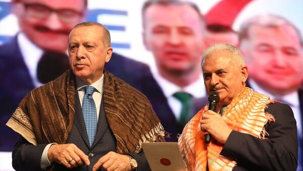 Cumhurbaşkanı Recep Tayyip Erdoğan ile Başbakan Binali Yıldırım - Sputnik Türkiye