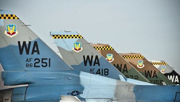 'Saldırganlar' filosundaki F-16C avcı uçakları - Sputnik Türkiye