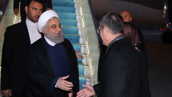 İran Cumhurbaşkanı Ruhani Ankara'da - Sputnik Türkiye