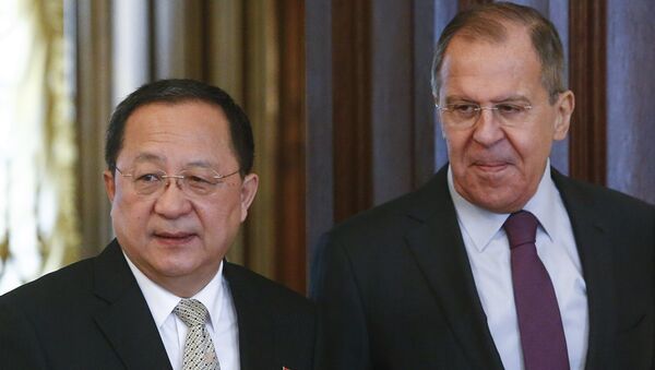Rusya Dışişleri Bakanı Sergey Lavrov, Kuzey Koreli mevkidaşı Ri Yong-ho - Sputnik Türkiye