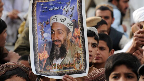 2 Mayıs 2012, Usame bin Ladin'in öldürülmesinin 1. yıldönümü, Pakistan, Keta, Taliban yanlısı parti JUI-N gösterisi - Sputnik Türkiye
