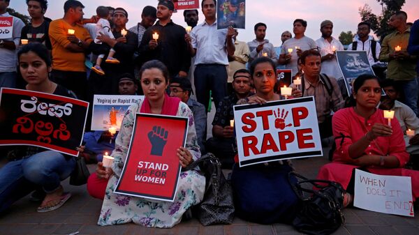 Hindistan'da tecavüz protestoları - Sputnik Türkiye