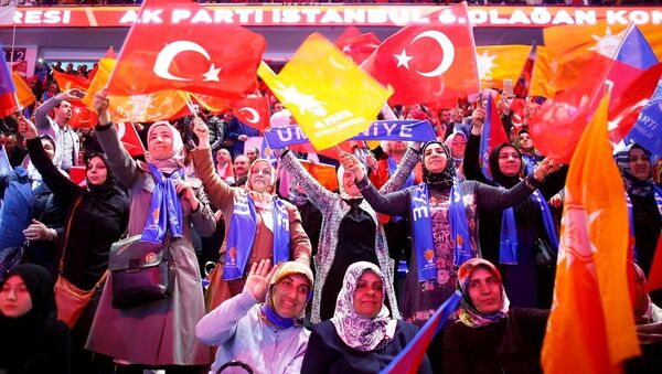 AK Parti, seçmen, bayrak  - Sputnik Türkiye