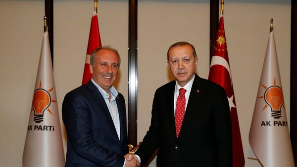 Recep Tayyip Erdoğan ve Muharrem İnce - Sputnik Türkiye
