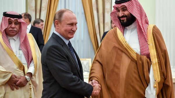 Rusya Devlet Başkanı Vladimir Putin-Suudi Veliaht Prens Muhammed bin Selman - Sputnik Türkiye